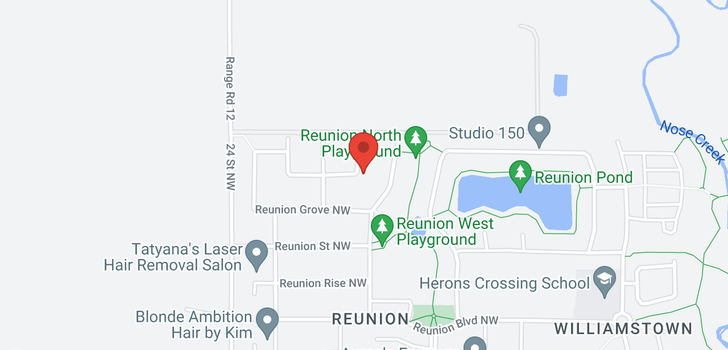 map of 2640 Reunion Square NW